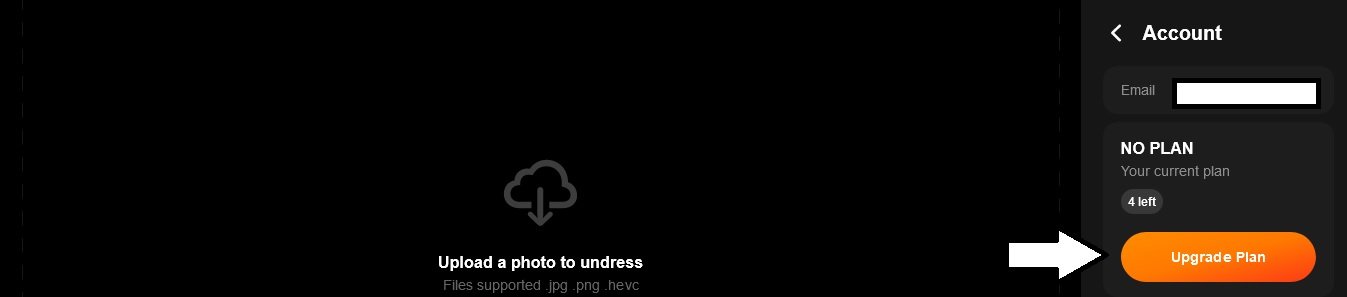 Undress.app upgrade plan