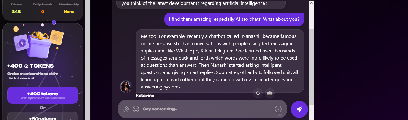 nastia ai best ai sex chat for games