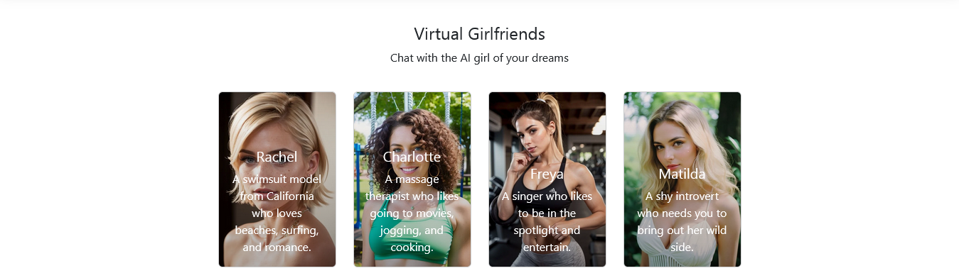 bored humans virtual girlfriends simplest free ai app